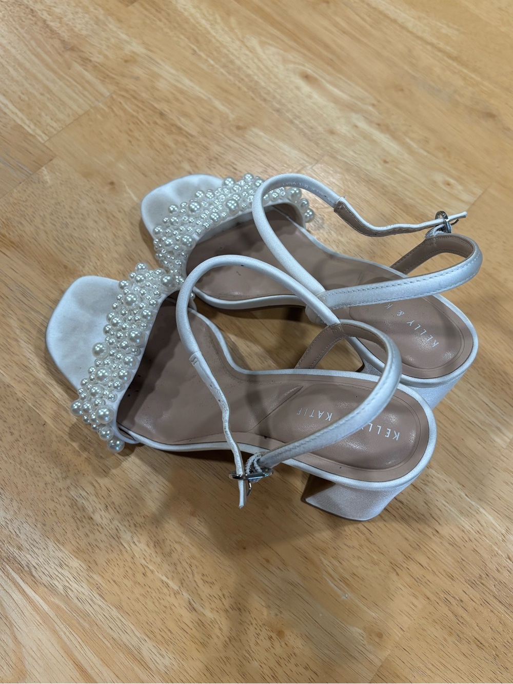 Kelly & Katie Pearl-Strap Block Heels